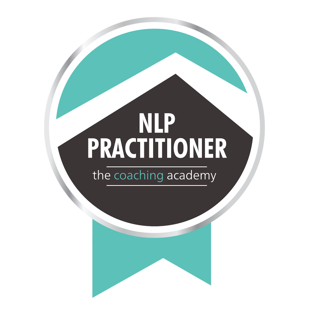 NLP Practitioner badge awarded by The Coaching Academy